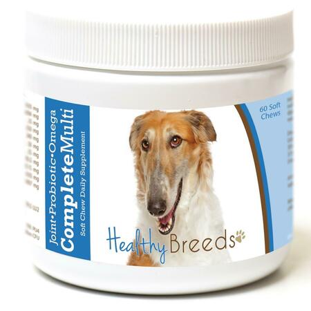 HEALTHY BREEDS Borzois All in One Multivitamin Soft Chew, 60PK 192959007500